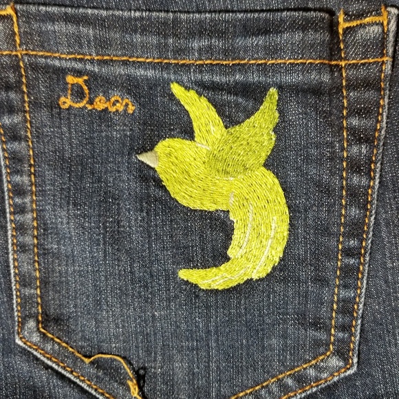 Vintage jeans Dear AB  embroidered back pocket - Picture 3 of 8